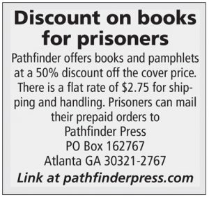 Discount on books for prisoners