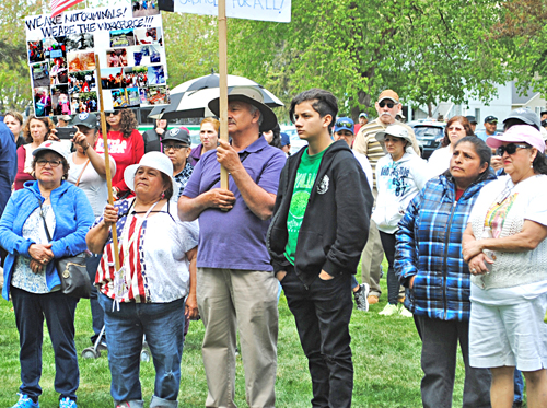 Farmworkers, unionists and others joined May Day action in Yakima, Washington, May 1.