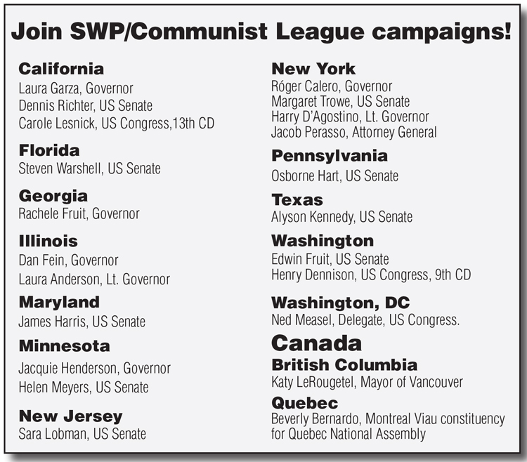 SWP Candidates