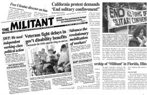 Latest issue of the Militant censored by Florida prison system. Prison officials have impounded some 18 issues over the last two years, violating constitutional rights of both the Militant and its subscribers behind bars. State authorities have rescinded all but five of the bans. Prison officials around the country are restricting access to books and periodicals.