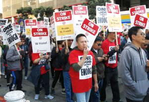 Solidaridad con trabajadores de hoteles en huelga