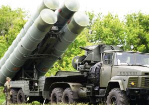 S-300 surface-to-air missiles, like those the Russian rulers just delivered to Syrian regime.