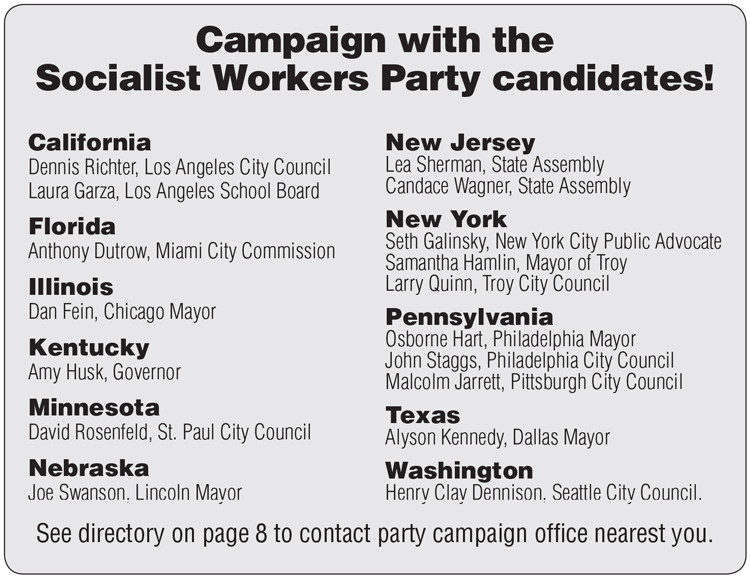 Socialist Candidates