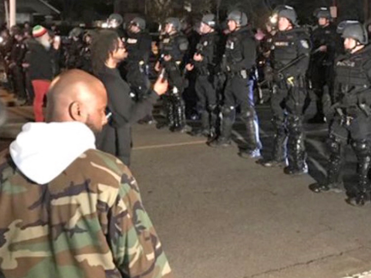 Protest after Sacramento cops who killed Stephon Clark let off