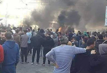Palestinians in Gaza City protesting rising prices, taxes were attacked by Hamas-led police, more than 1,000 were arrested.