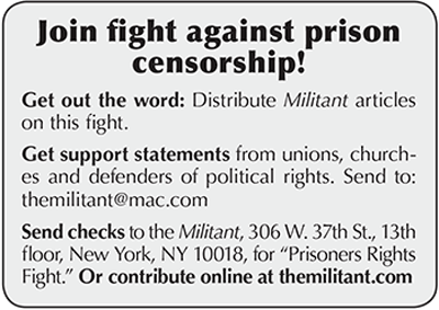 Join fight against press censorship