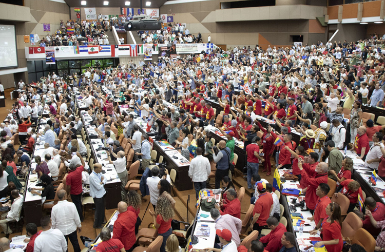 Nov. 1-3 conference in Havana was attended by 1,300 delegates from 86 countries.