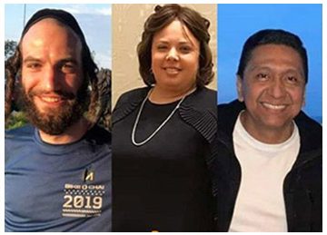 Demagogos antisemitas usan a judíos como chivos expiatorios por desigualdades creadas por el capitalismo. Intentan oponer a negros contra judíos, alegando que “caseros judíos” son culpables de rentas altas. Arriba dos individuos mataron a Moshe Deutsch, Leah Mindel Ferencz y Douglas Rodríguez (de izquierda a derecha) ensupermercado kosher en Jersey City en diciembre de 2019.