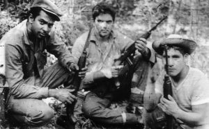 Harry Villegas, left, and fellow combatants Alberto Fernández Montes and Serapio Aquino in Bolivia in 1966 or 1967, part of revolutionary struggle led by Che Guevara.