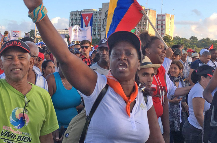2019 May Day march in Havana. International solidarity brigade with Cuba will join in this year’s march, visit factories and farms, and meet with wide range of Cuban workers and youth.