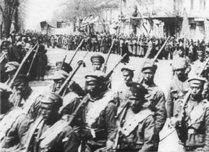 With the help of the Red Army and after two years of combat, working people in Odessa, Ukraine, took power in 1919, defeating reactionary pro-czarist forces. Vladimir Putin denounces the Bolshevik Revolution for “time bomb” of self-determination for oppressed nationalities.