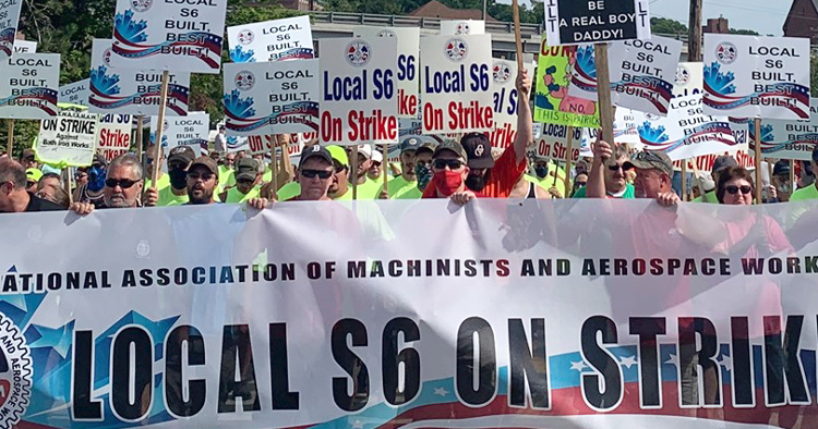 Forjar solidaridad con huelga en astillero en Bath