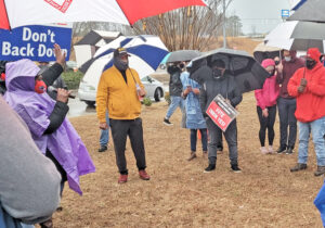 Over 100 Amazon workers, unionists and supporters rallied Feb. 6 to back their fight for a union at the company’s huge fulfillment center in Bessemer, Alabama. “It’s our time” for a union, Amazon worker Jennifer Bates told crowd, “not just here, but in all the United States.”