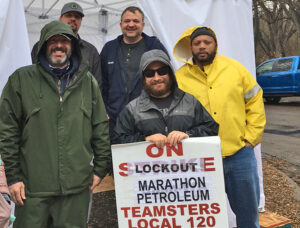 Locked-out Marathon Petroleum workers stand strong