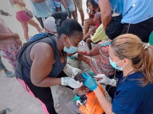 Cuban medical volunteers treat patients in southwest Haiti after earthquake. Cuba’s internationalist medical mission — 253 health care workers strong — has been in Haiti for 22 years.