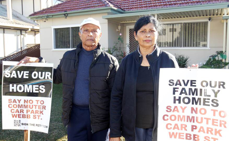 Sam and Monika Charan leading fight against government eviction from their home in Riverwood neighborhood in Sydney.