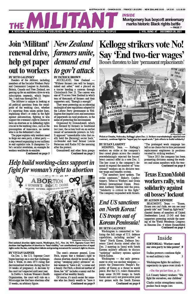 Special Metals strike in West Virginia wins support The Militant