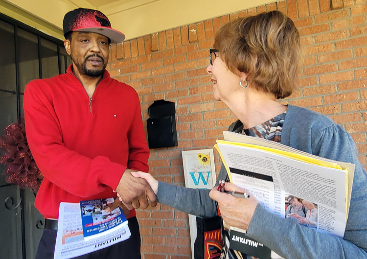 Sports teacher Albert Patrick gets a Militant subscription and The Low Point of Labor Resistance Is Behind Us from Alyson Kennedy, SWP candidate for mayor of Ft. Worth, Texas, Feb. 5.