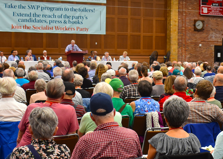 International Educational Conference in Ohio, June 2022. Building unions, organizing labor solidarity and expanding the reach of the Militant and books by revolutionary leaders will be centerpieces of this year’s conference at Oberlin College.