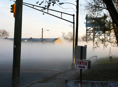  Residents of Paulsboro, New Jersey, thought vinyl chloride cloud, above, was fog after train derailment ruptured tank car with the toxic chemical Nov. 30, 2012. Same chemical was released in East Palestine, Ohio, derailment Feb. 3, after rail bosses’ burn-off of tank cars.