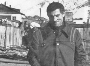 Ukrainian poet and Soviet dissident Vasyl Stus in exile in late 1970s in Magadan, Siberia, the most frigid labor camp in Stalinist Gulag system. After dying in prison in 1985, he was brought to Ukraine and reburied four years later. His poetry has gained in popularity since.