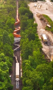 July 17 CSX freight train derailment north of Philadelphia.