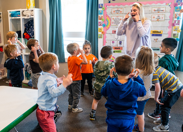 Child care center in Boise, Idaho, in May. In September the Biden administration is shutting down aid for child care adopted during pandemic, disrupting care for 3 million children.