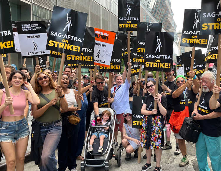Some 160,000 members of Screen Actors Guild-American Federation of Television and Radio Artists went on strike July 13, joining Writers Guild of America members who struck May 2.