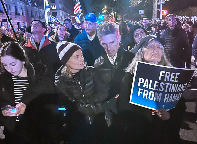 Thousands rallied in New York Nov. 6, backing Israel’s right to exist and right to defend itself. National march called for Washington Nov. 14 against Jew-hatred, for Israel’s right to exist.