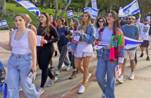 UCLA march says ‘Free hostages held by Hamas!’