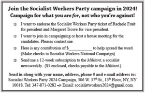 Email: socialistworkers2024@gmail.com