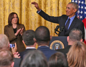 Barack Obama anointed Kamala Harris Democrats’ presidential candidate. The two exemplify ascendancy in party leadership of privileged upper-middle-class and professional meritocrats.