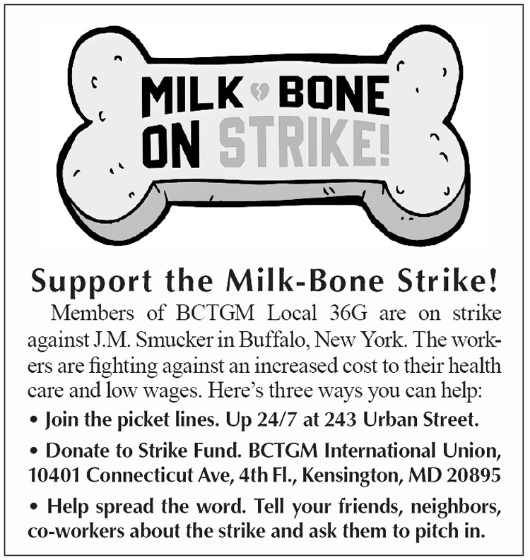 Support the Milk-Bone Strike!