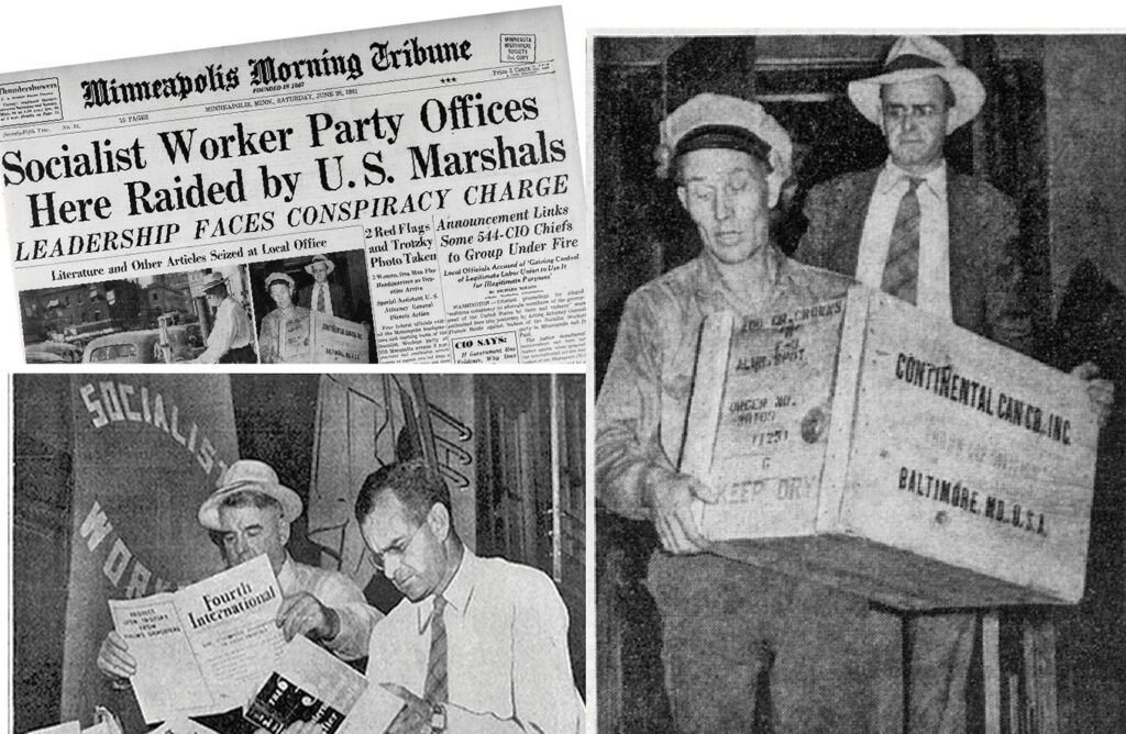 FBI raided the Socialist Workers Party headquarters in Minneapolis in June 1941, as Roosevelt administration moved to silence opposition in the unions to the U.S. rulers’ preparations to drag workers into the second imperialist world war over markets, profits, political power.