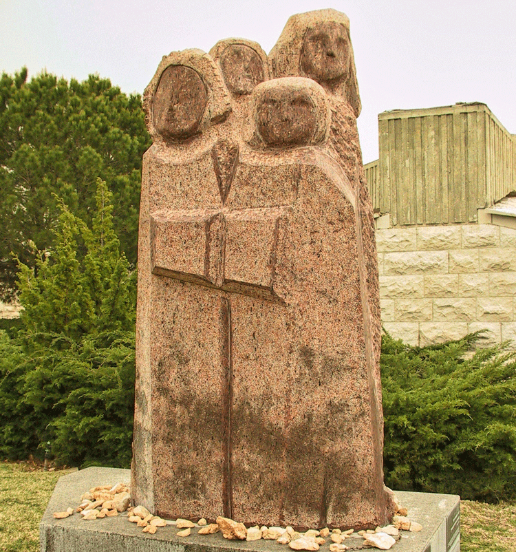 Statue in Israel commemorates the four women who helped lead resistance to Nazi Holocaust in Auschwitz death camp.