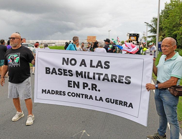Manifestation le 7 septembre à Porto Rico contre le projet de Washington d’utiliser l’île comme?base militaire pour mener des attaques contre le Venezuela et ailleurs dans les Caraïbes.?Les dirigeants US ont une longue histoire d’opérations militaires à Porto Rico?et d’attaques contre la lutte pour l’indépendance de l’île.