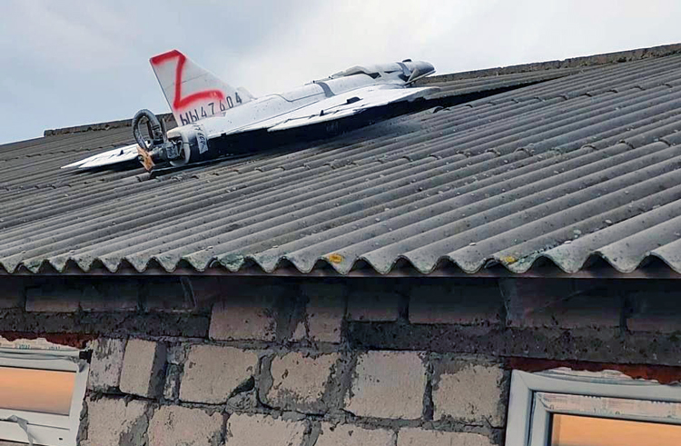 Russian drone lands on building roof in Floresti district, Moldova, after penetrating that country’s airspace Nov. 25. Moscow is escalating its probes of NATO defenses. Capitalist powers in Europe and worldwide are stepping up rearmament on a march toward another world war.