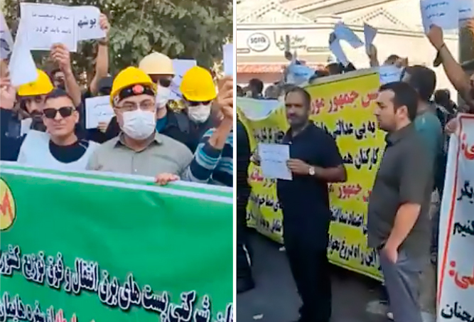 Iran: Oil, power workers protest contract labor system