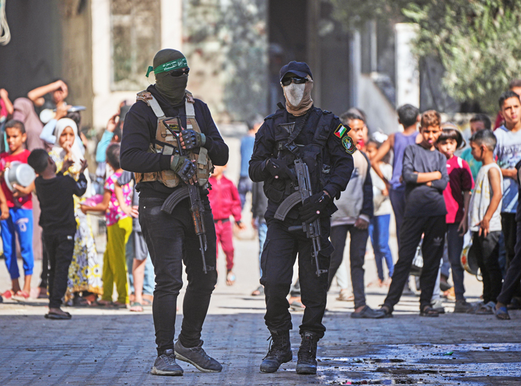 Armed thugs patrol Gaza as Hamas reimposes tyrannical rule on Palestinians. Only force capable, willing to disarm its death squads to prevent more pogroms is Israel Defense Forces.