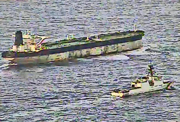 U.S. Coast Guard cutter pursued “sanctioned” Russia-flagged oil tanker across North Atlantic before Washington seized vessel Jan. 7 near Iceland, escalating tensions with Moscow.