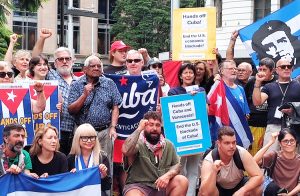 March 21 rally in Sydney demands “End U.S. blockade of Cuba!” Protests are continuing worldwide against Washington’s brutal attempts to overturn Cuba’s socialist revolution.