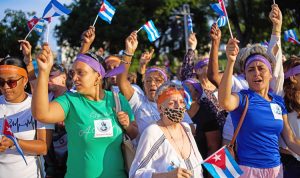 Cuban women protest against US rulers’ assaults