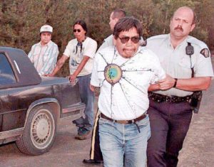 Some 400 Royal Canadian Mounted Police, army, other cops launched monthlong assault on Indigenous activists carrying out land occupation at Gustafsen Lake, British Columbia, in 1995.
