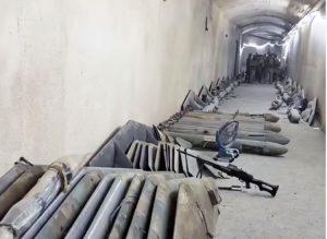 Underground Hezbollah drone factory found by Israeli soldiers June 18 in southern Lebanon.