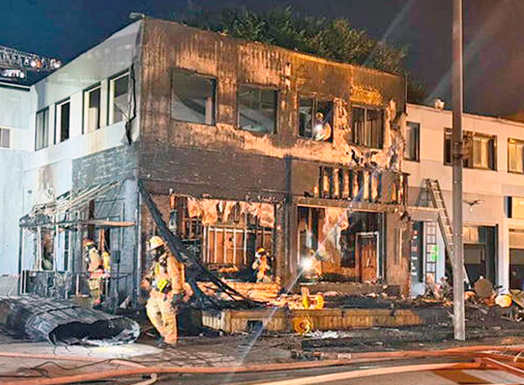 Noam, kosher restaurant in Montreal, burned to the ground Aug. 1. Owner Howard Szalavetz told the press he was thankful his late father, a Holocaust survivor, didn’t have to see the attack.