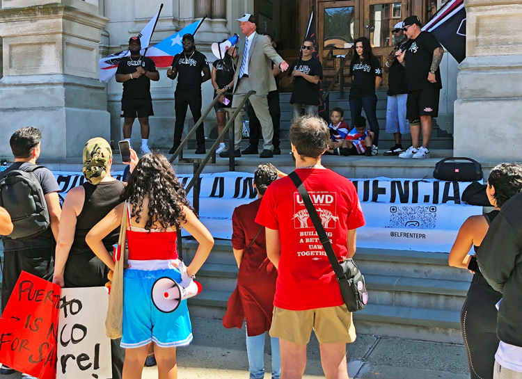 New Jersey rally: ‘Back independence for Puerto Rico!’