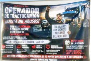 Mexican truckers block US border over canceled visasMexican truckers block US border over canceled visas